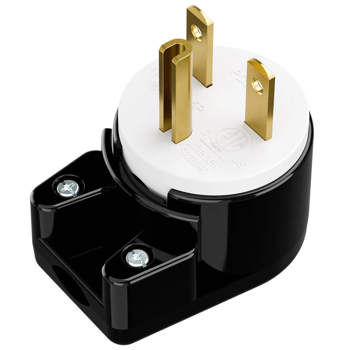 LORDWORLD LORDWORLD Right Angle Nema 6-15P 15A 250V 12-Direction Rotatable AC Plug — product photo