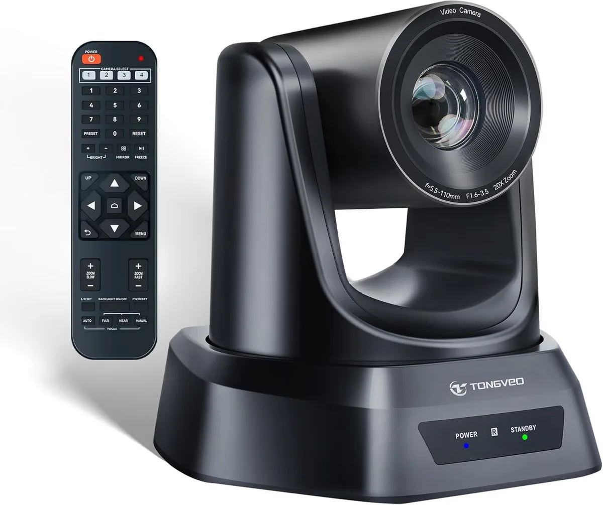 BFKK BFKK 20X Optical Zoom PTZ Camera HDMI SDI USB3.0 IP 1080P 60fps PoE Video Capturing Device — product photo