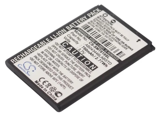 Cameron & Co Cameron & Co DS-CS-SMT619SL cell phone battery 3.7V 750mAh — product photo