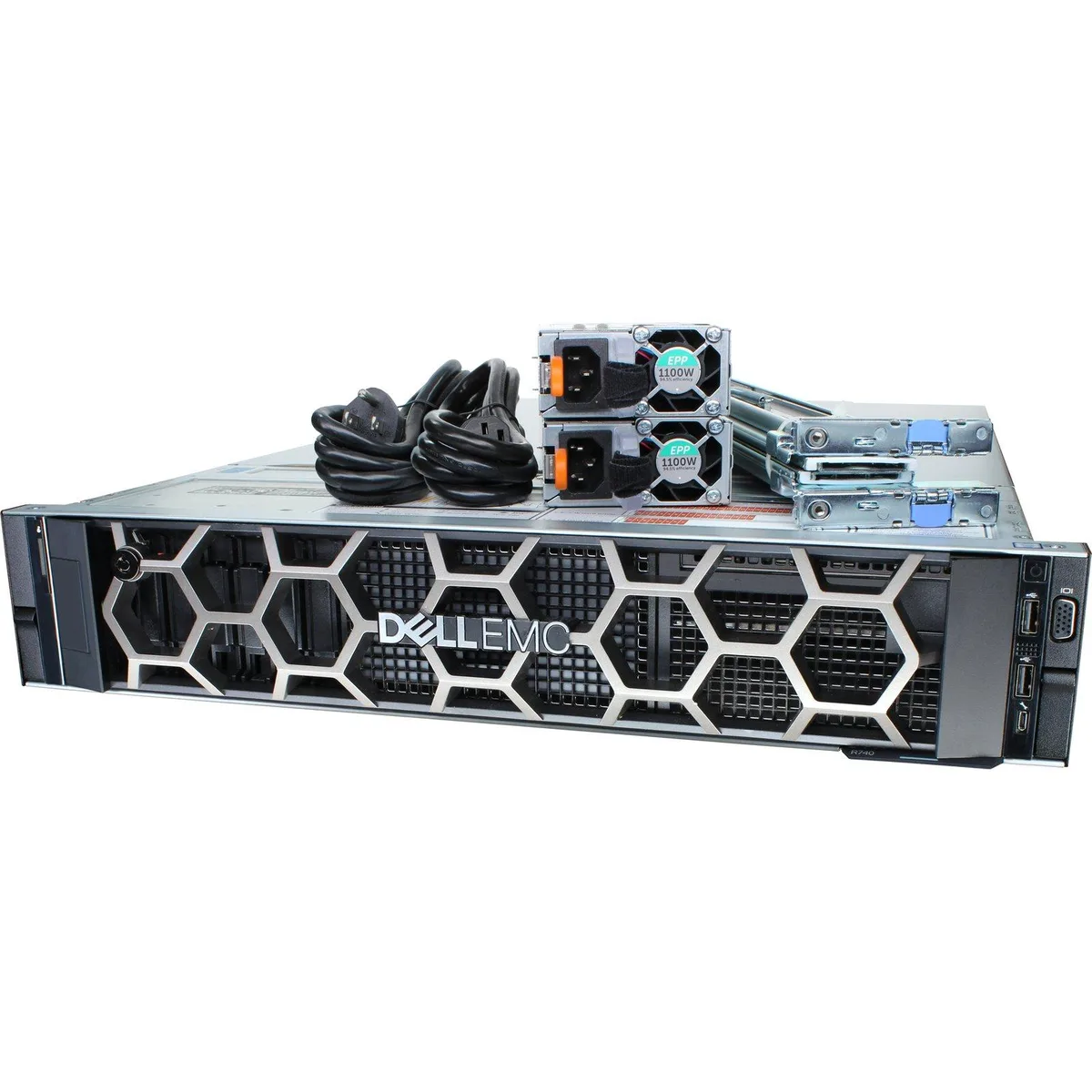 DELL DELL PowerEdge R740 2U 2× Gold 6132 14C 128GB 8× 120GB SSD H730P — product photo