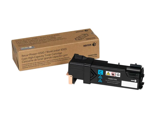 XEROX XEROX 106R01594 cyan toner cartridge 2500 pages — 商品写真