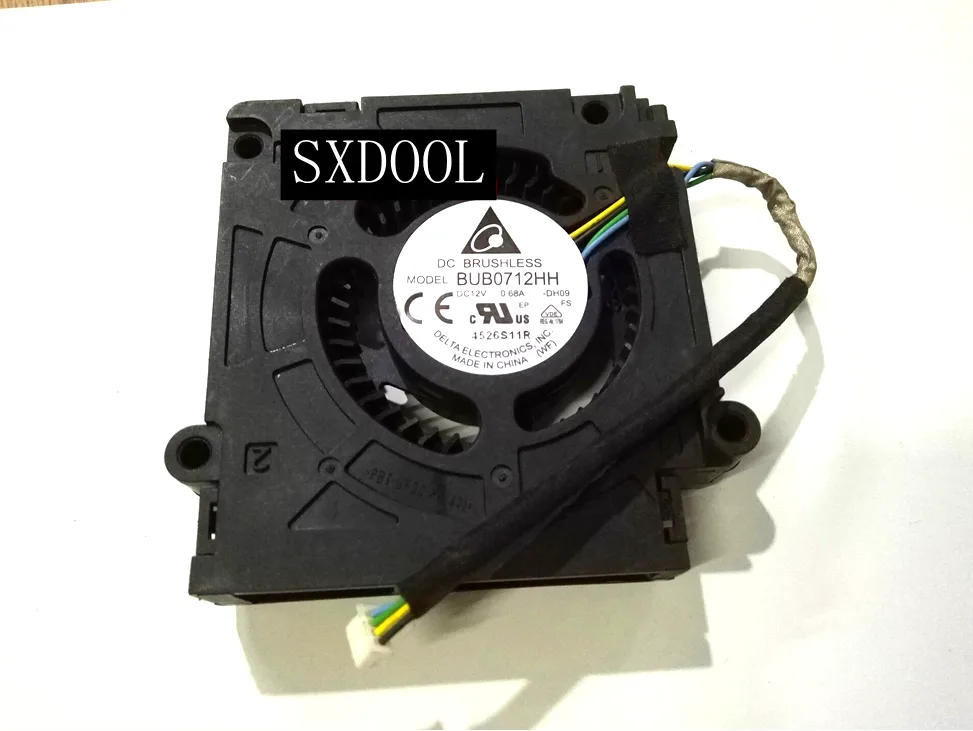 SXDOOL SXDOOL BUB0712HH-DH09 DC12V 0.68A 4-pin case fan — product photo