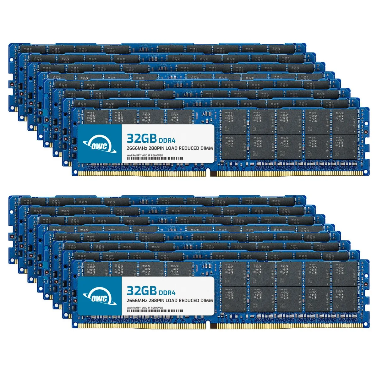 OWC OWC 512GB (16x32GB) DDR4 2666 CL19 ECC Registered RDIMM 2Rx4 1.2V memory upgrade — product photo