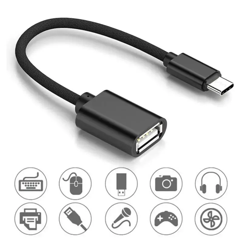 Hetai Tech Hetai Tech USB-C to Micro USB OTG Adapter 18cm 5Gbps — product photo