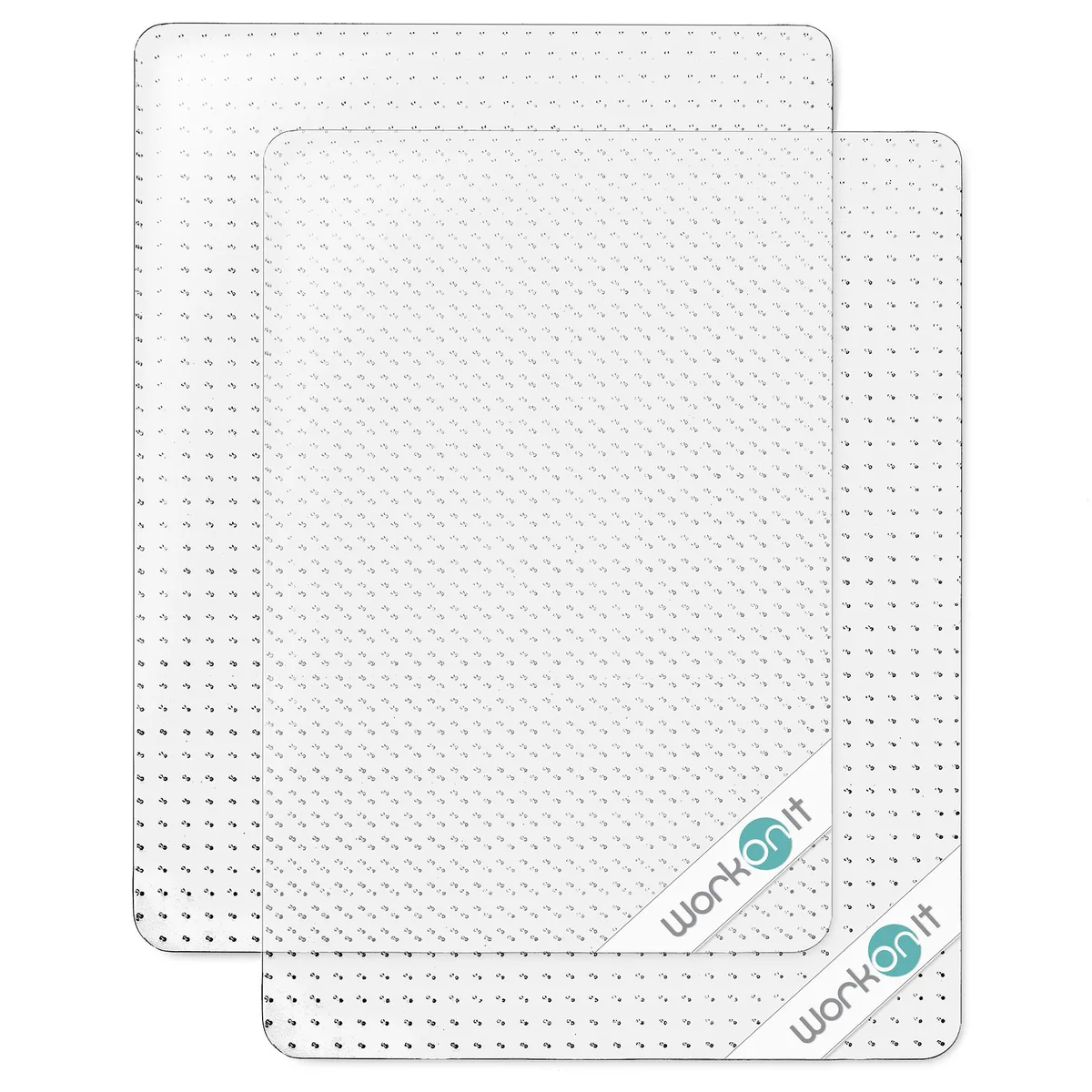 WORKONIT WORKONIT Office Chair Mat 36" x 48" Clear 2.2 mm 2 Pack — product photo