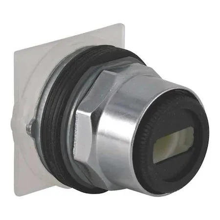 Schneider Electric 9001KS43 30 mm 3-position selector switch head, chrome metal bezel