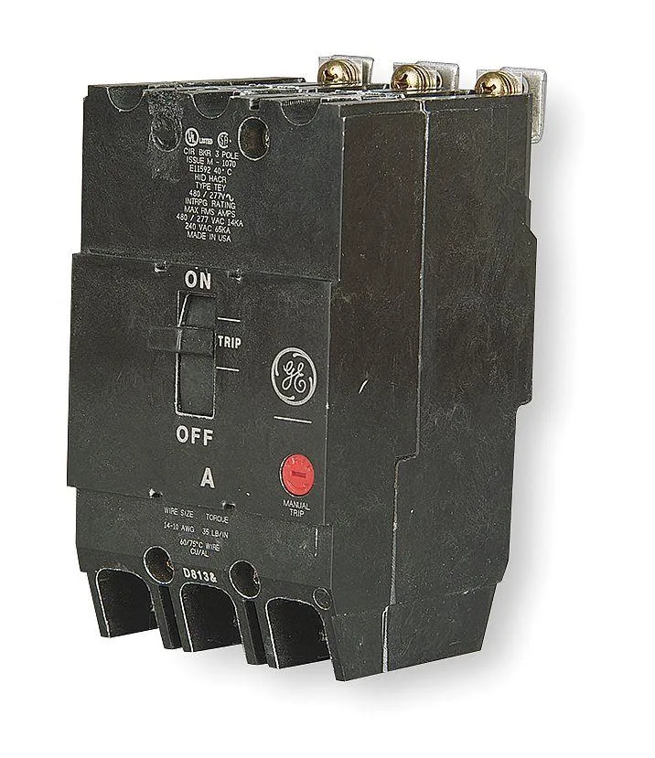 GE GE TEY360 Molded Case Circuit Breaker 60A 3 Pole 277/480V AC — product photo