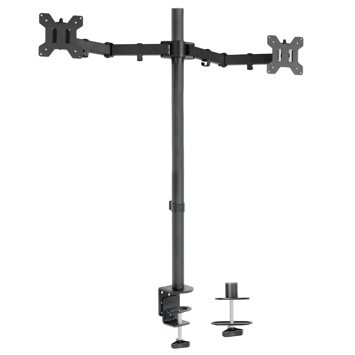 VIVO VIVO Dual Monitor Desk Mount Extra Tall 39" Pole for 13-27" Screens — product photo