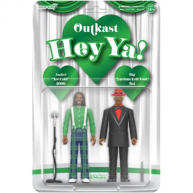 Super7 Super7 OutKast ReAction Figures Hey Ya! 2-Pack RE-OUTK-08223 action figure — product photo