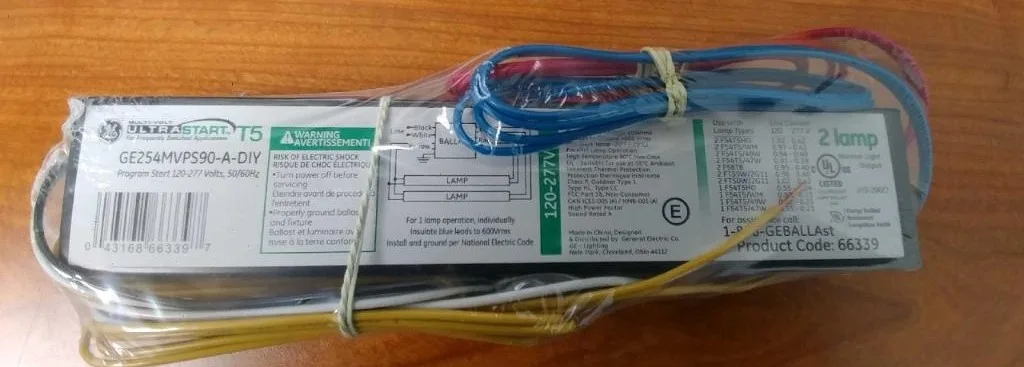 Rectangular metal ballast in grey finish, model 66339