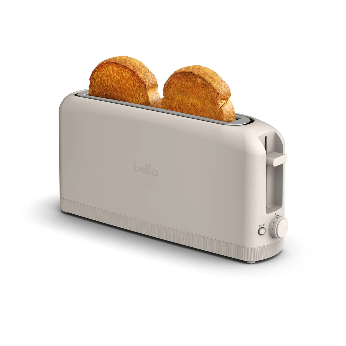  Bella 35117-063A 2-Slice Slim Toaster 10" Slot 900W Oatmilk — product photo