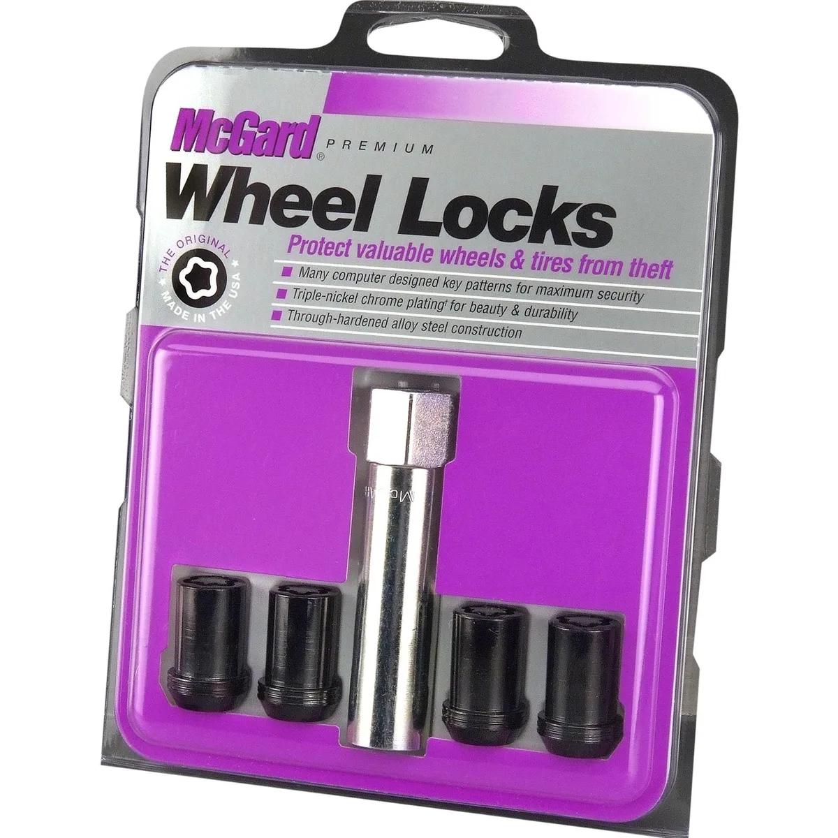 MCGARD MCGARD 25357 Wheel Lock Set M12x1.5 7/8" Hex Black/Chrome — product photo