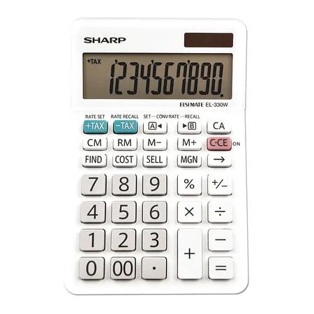 Sharp Sharp EL330WB 10-Digit Desktop Calculator White — product photo