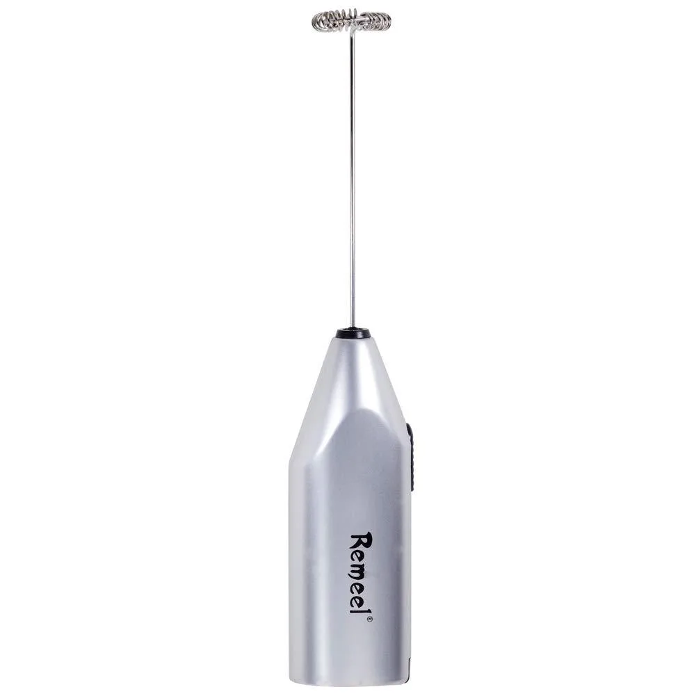  MAXI-MATIC Handheld Milk Frother Silver 7.79in 50g 2×AA 1.5V — product photo
