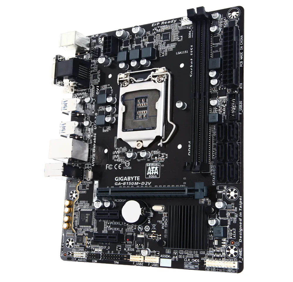 GIGABYTE GIGABYTE GA-B150M-D2V Intel Motherboard — product photo