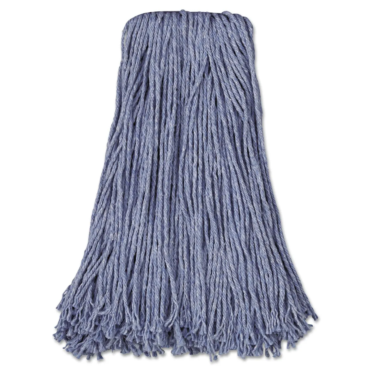 Boardwalk Boardwalk BWK2024B #24 Blue Cotton/Synthetic Cut-End Mop Head 12-Carton — product photo