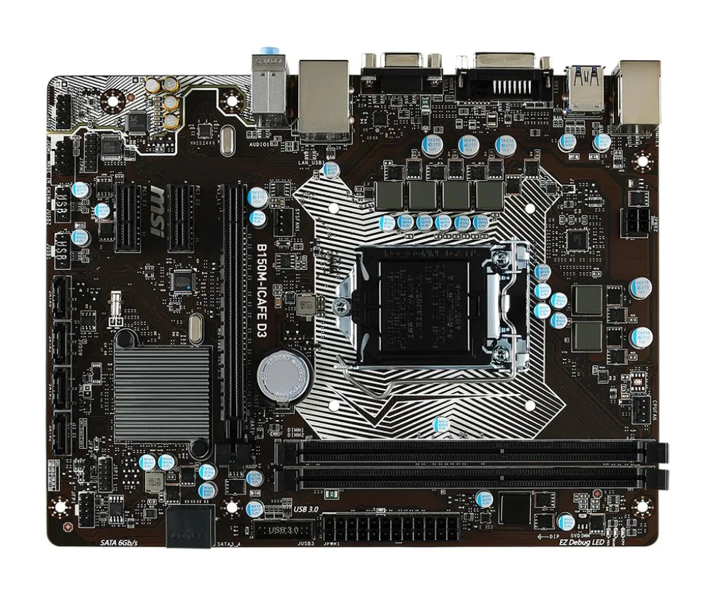 MSI MSI B150M ICAFE D3 LGA 1151 DDR3 32GB Micro ATX Intel motherboard — product photo