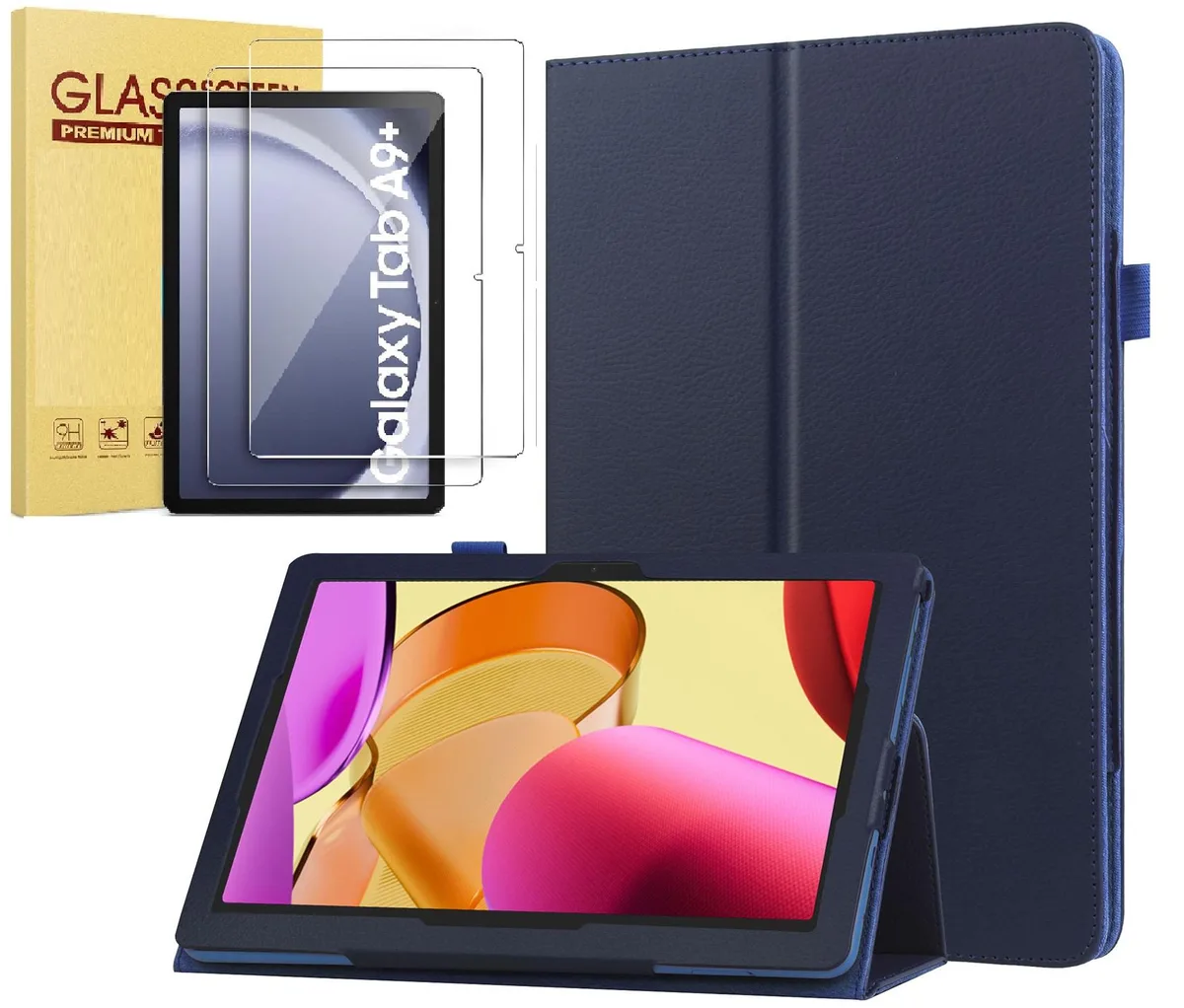 anicestore anicestore SM-X210/X215/X216/X218 11" Folio Case Navy Blue — product photo