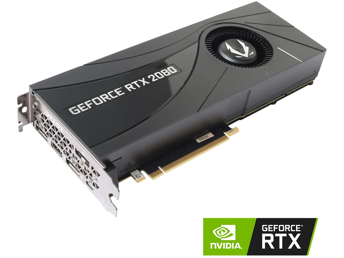 ZOTAC ZOTAC GeForce RTX 2080 8GB GDDR6 Graphics Card ZT-T20800A-10P — product photo