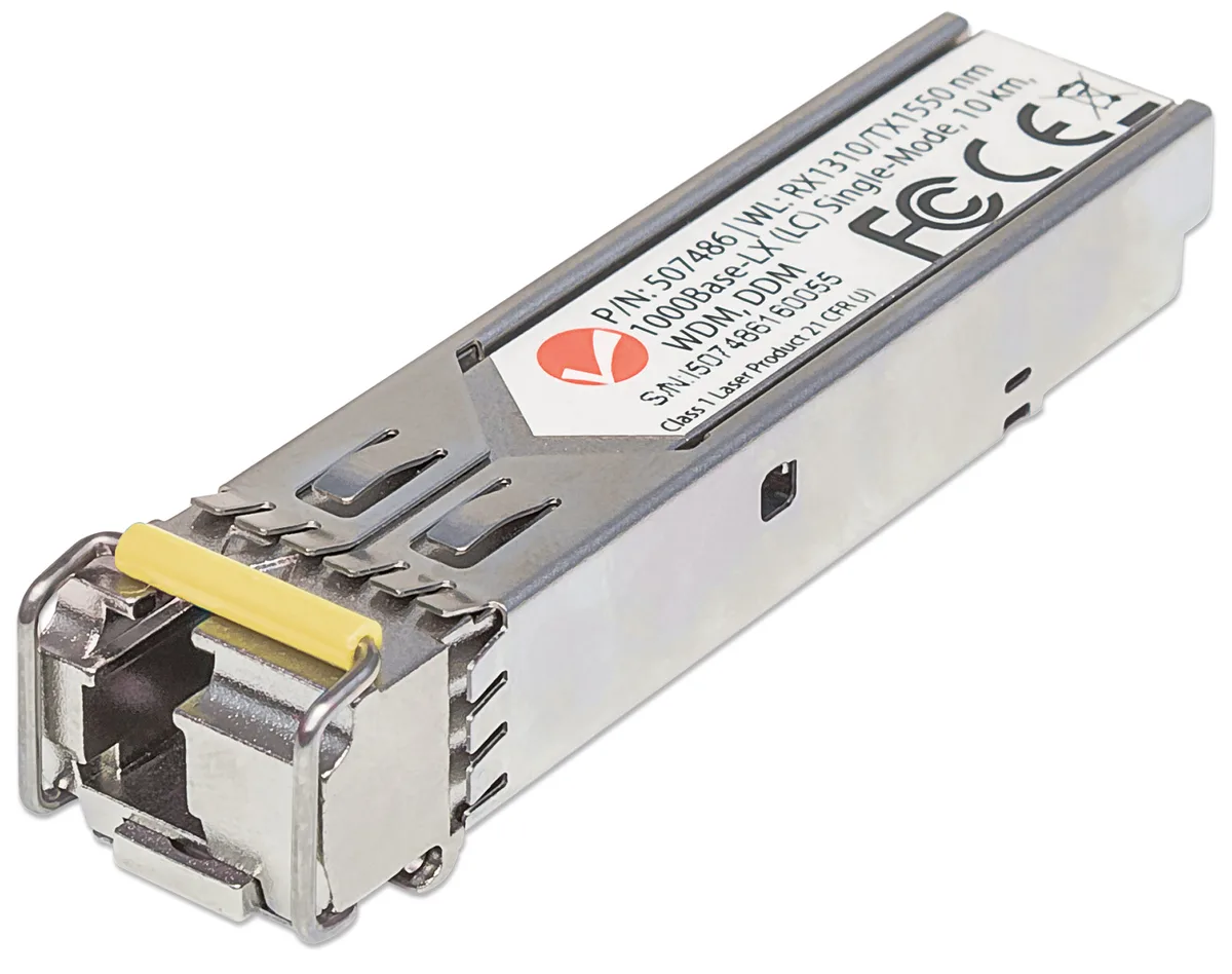 Intellinet Network Solutions Intellinet Network Solutions 507486 SFP transceiver 1000Base-LX 10 km RX1310 TX1550 — product photo