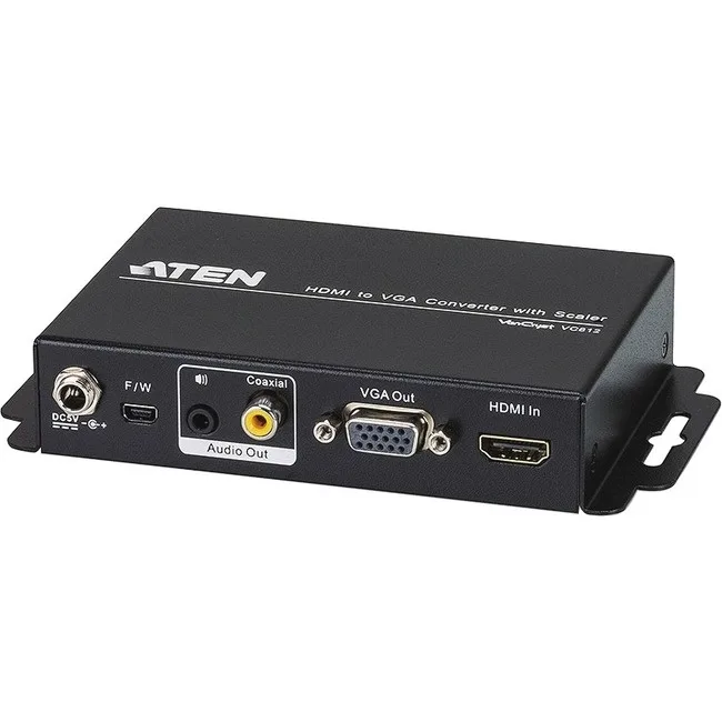 ATEN TECHNOLOGIES ATEN TECHNOLOGIES HDMI to VGA with Scaler install accessory — product photo