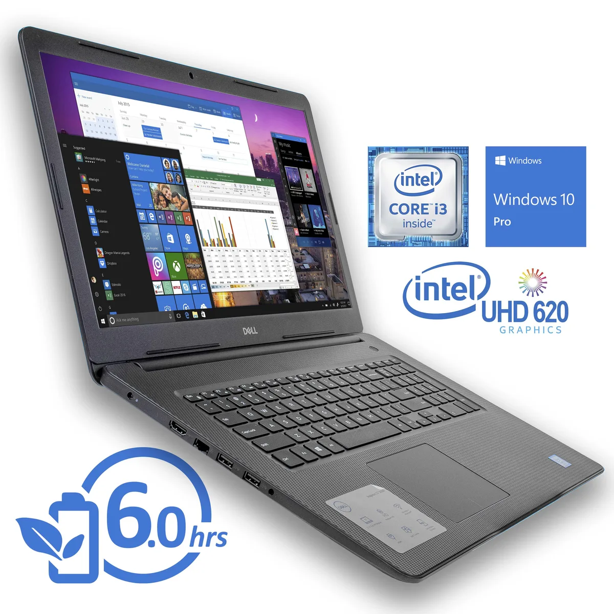 DELL DELL 3781 laptop i3-7020U 2.3GHz 8GB 256GB NVMe 17.3" FHD IPS — product photo