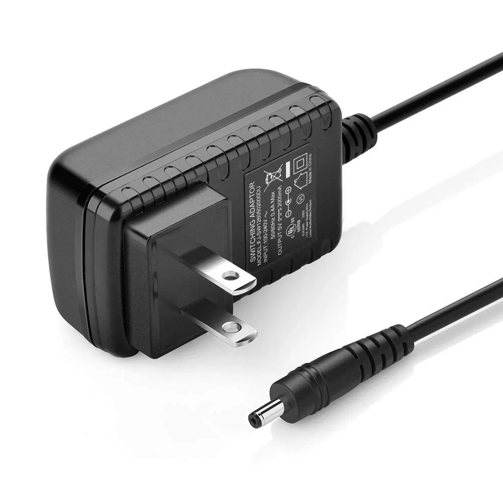 LUOM LUOM 5V 2A Power Adapter US Plug 1.5m 1.35x3.5mm Black — product photo