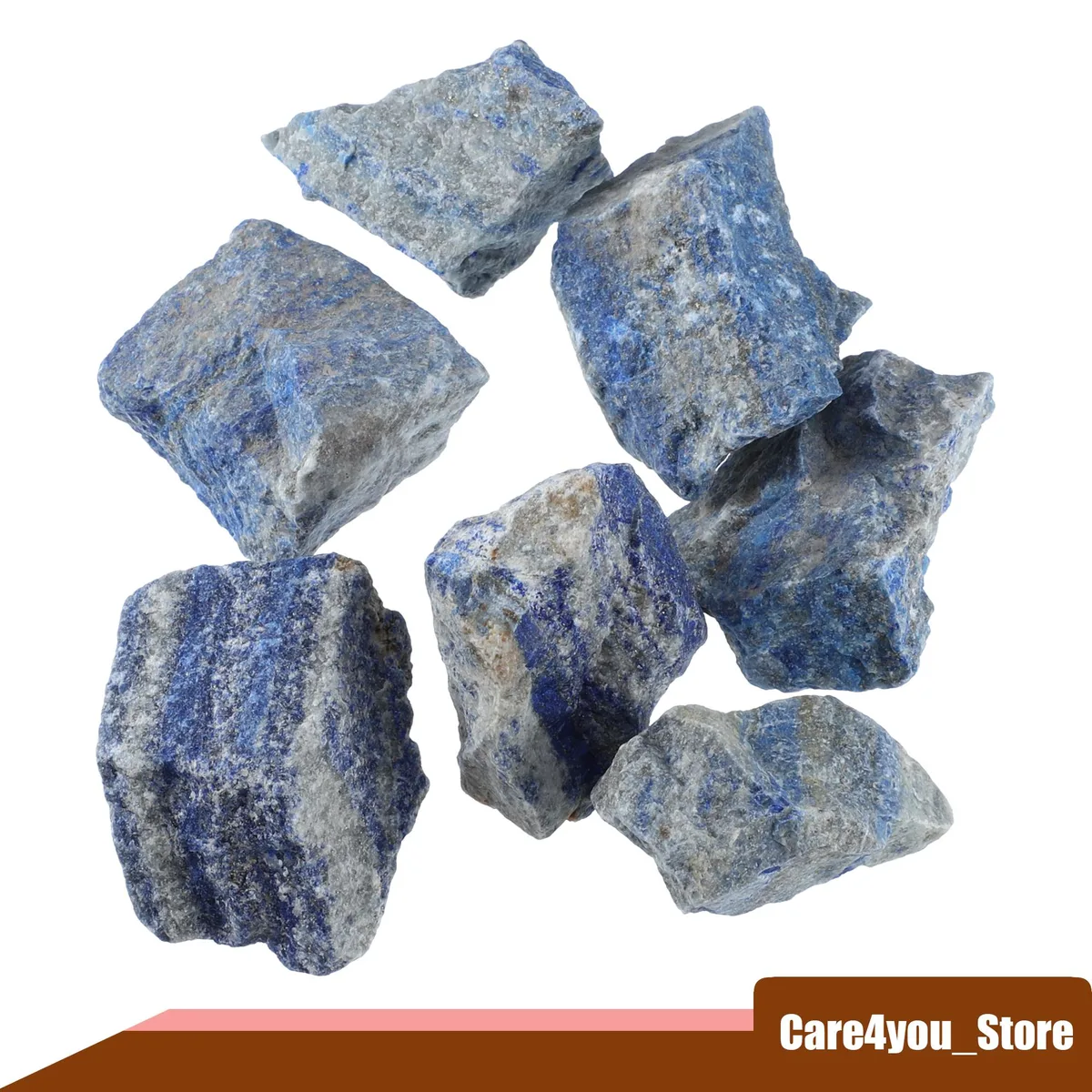 Unique-Bargains Unique-Bargains Lapis Lazuli Rough Stones 500g 3-5cm — product photo