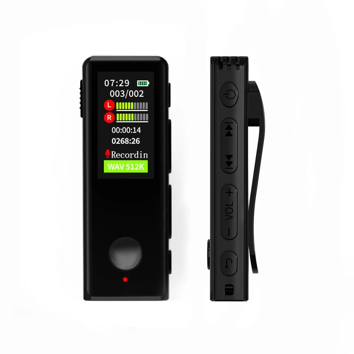 Jaswill SL-T61 64GB Lavalier Voice Recorder — product photo