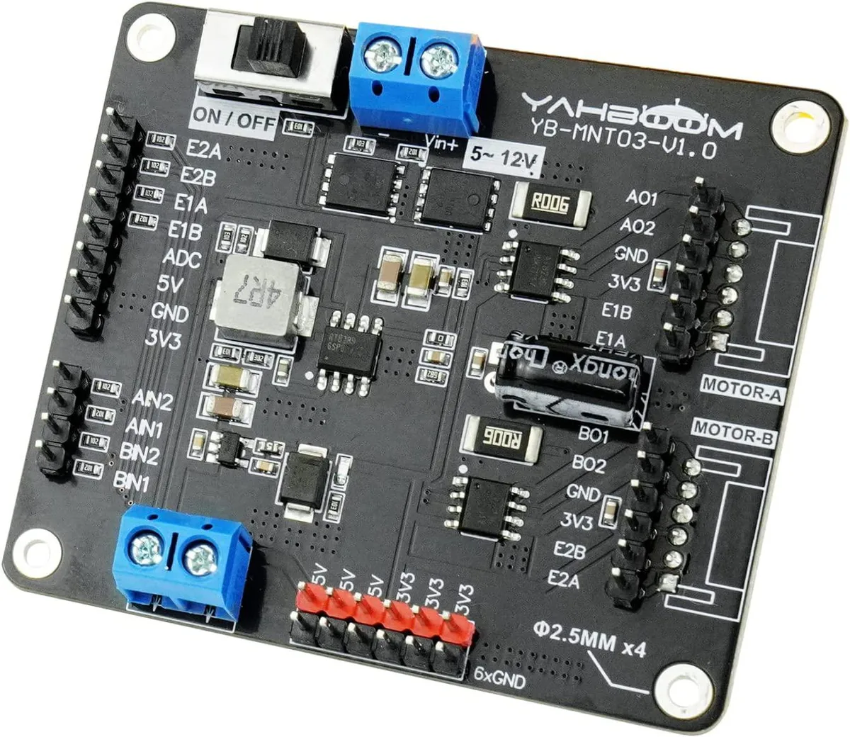 yahboom yahboom AT8236 Dual H-Bridge Motor Drive Module — product photo