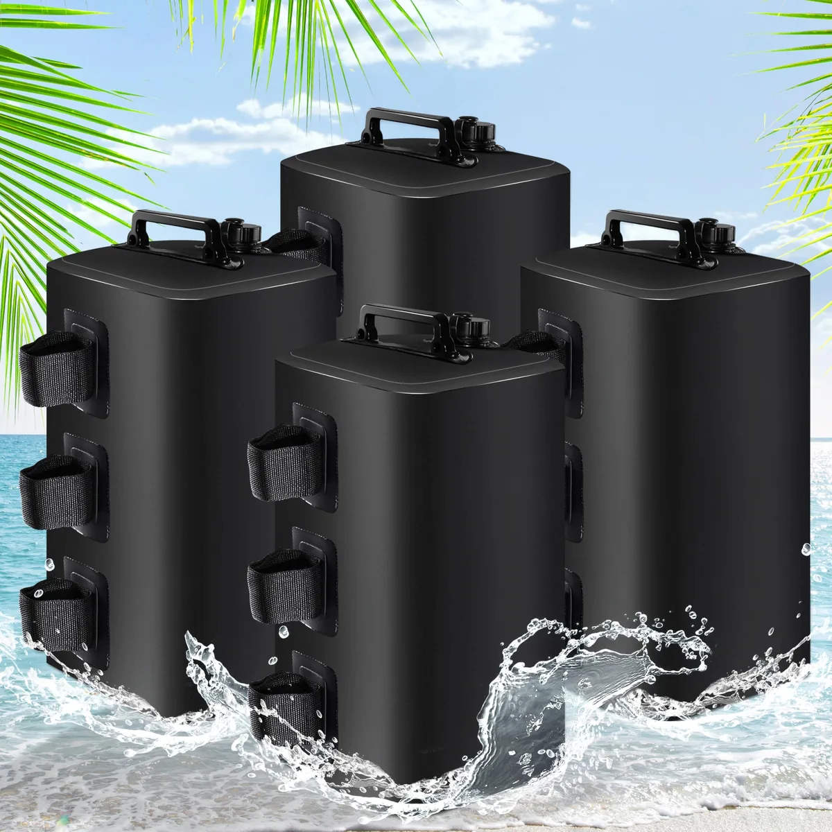  Flowerhouse Canopy Water Weight Bags 88LBS Set of 4 — product photo
