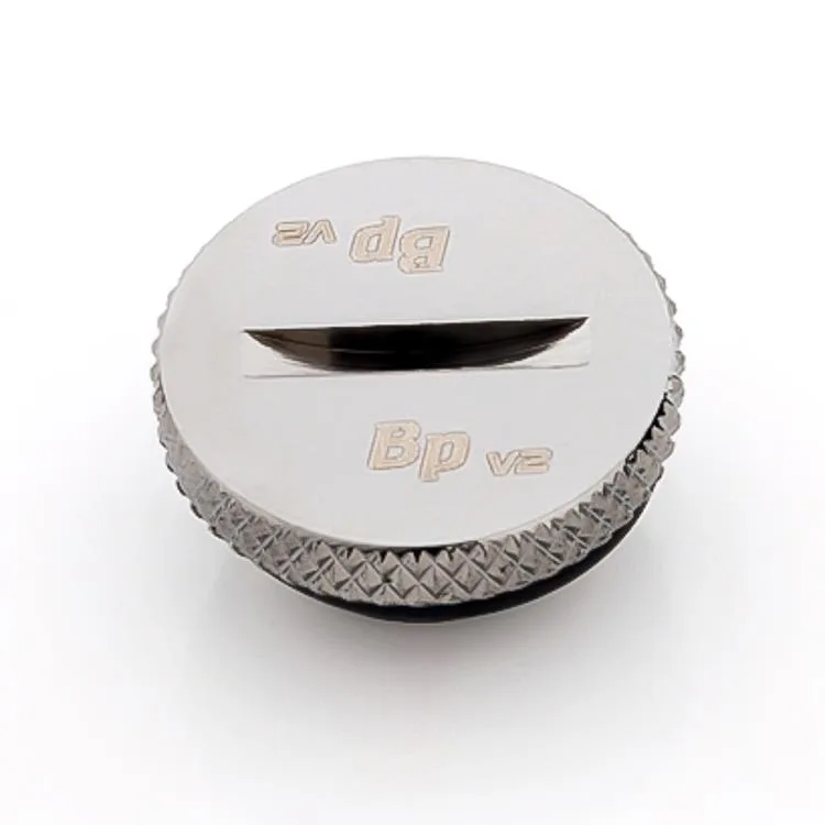 Bitspower Bitspower BP-BSWP-C09V2 G1/4" Low-Profile Stop Fitting V2 Black Sparkle — product photo