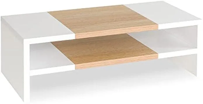 TAURKENAM TAURKENAM 2-Tier Monitor Stand 20 Inch White Maple Office Equipment — product photo