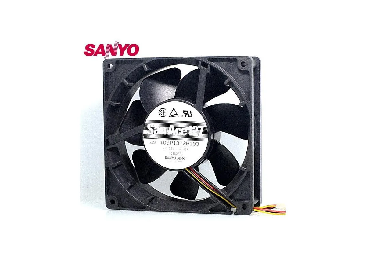 Fans Fans 12738 case fan 12V 0.82A 109P1312H103 127x38mm — product photo