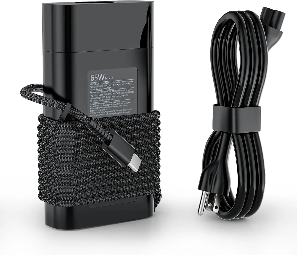 TOPRANK TOPRANK 65W USB-C AC Adapter for HP Spectre 13-W000 — product photo