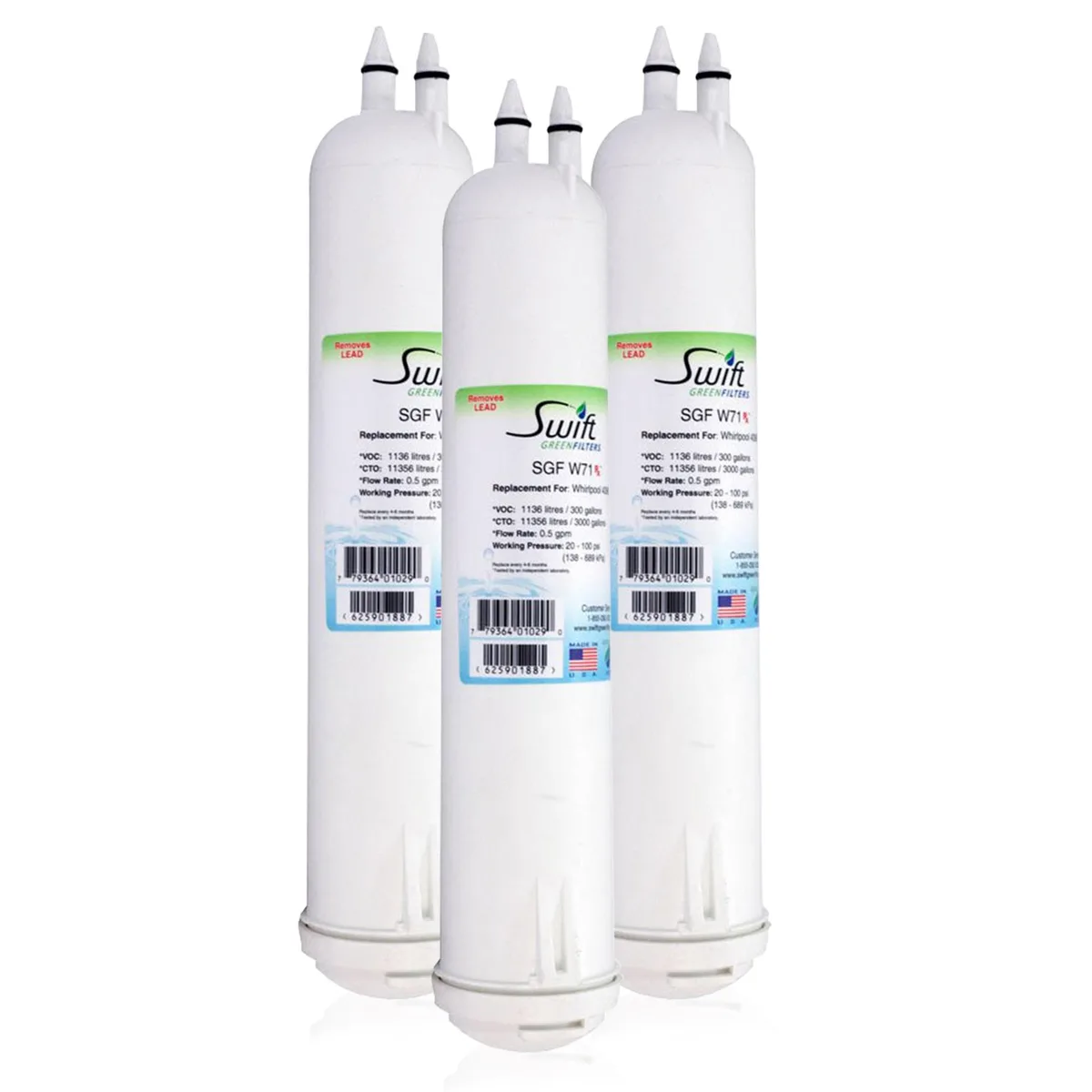 Swift Green Swift Green SGF-W71 Rx 3-Pack Water Filtration — product photo