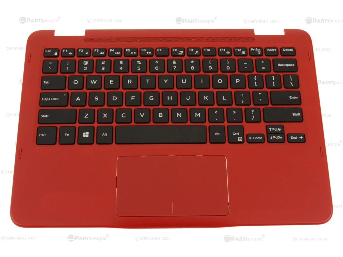 DELL DELL Inspiron 3185 2-in-1 Palmrest Keyboard Assembly 00JK9 RED — product photo