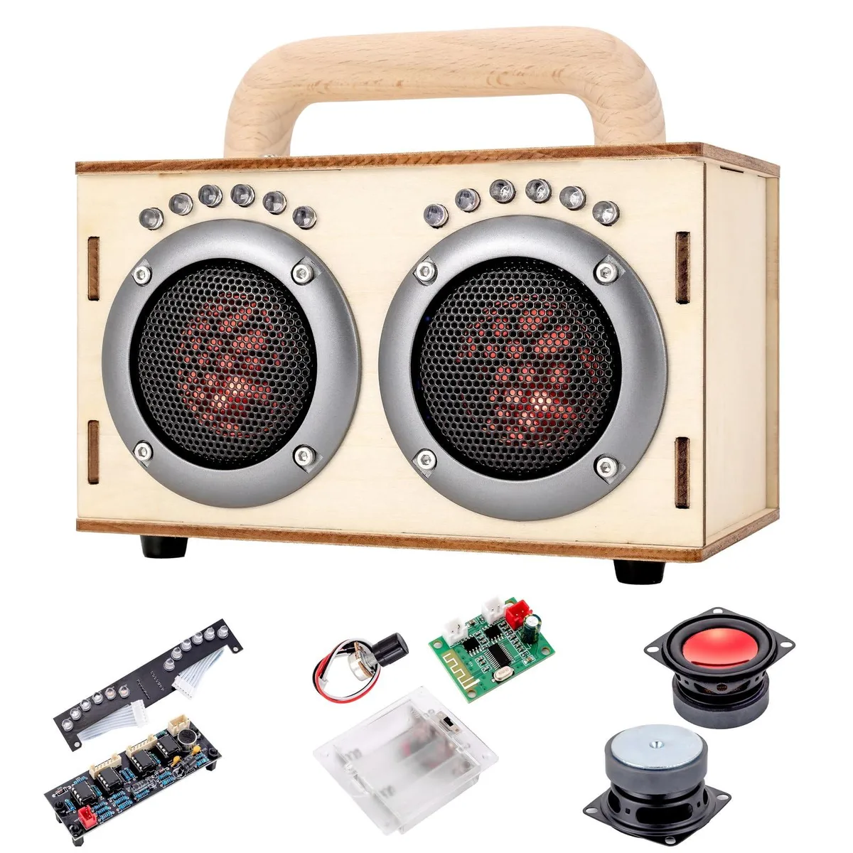  JIUWU DIY Bluetooth Speaker Kit Grey JW260029 — product photo