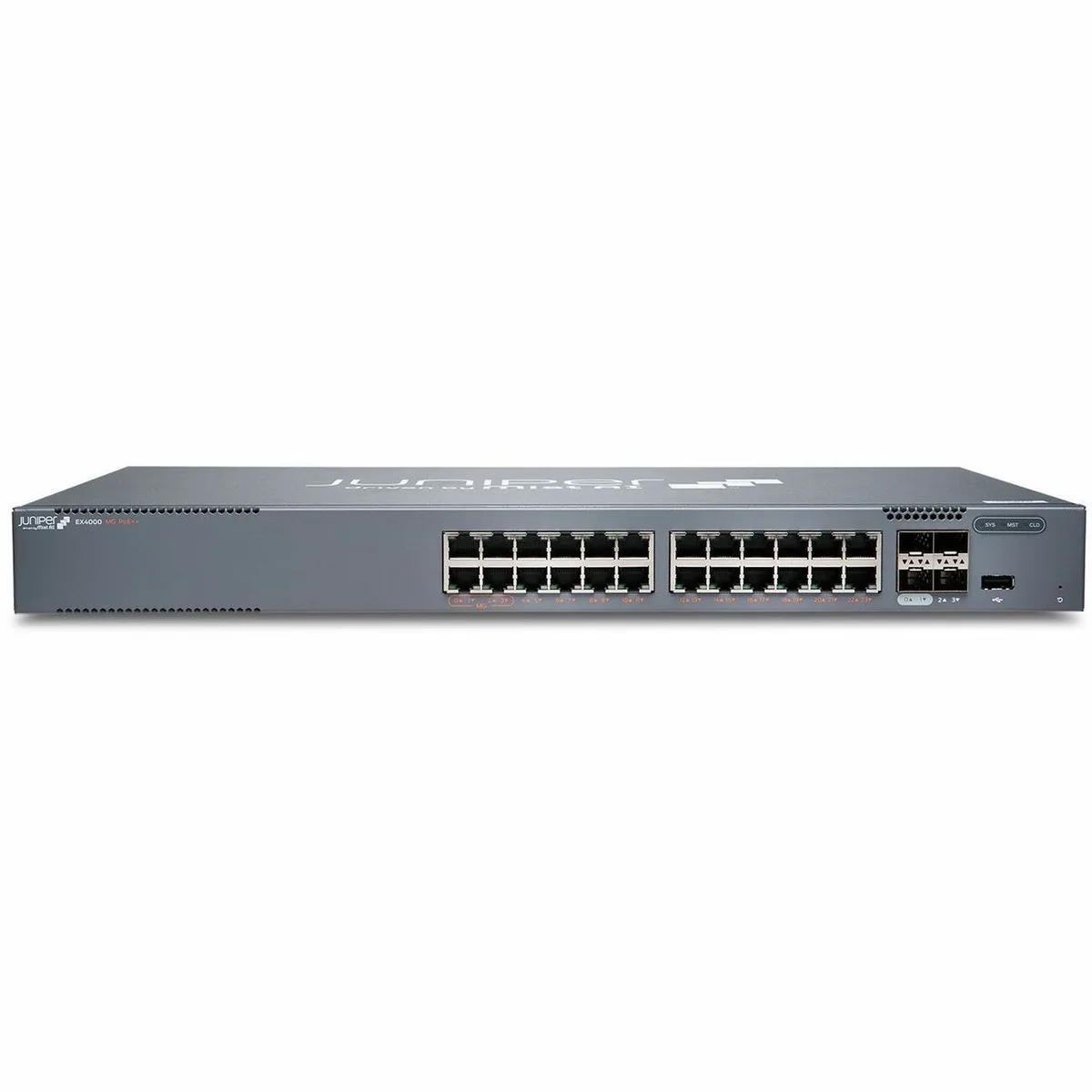 HPE Juniper Networking HPE Juniper Networking EX4000-24MP 24-port network switch — product photo