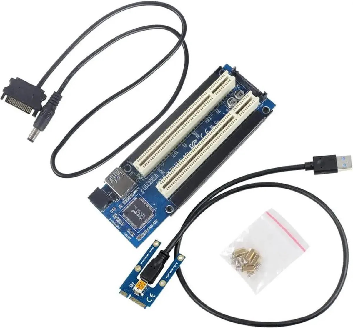 Vszerda Vszerda ITHOO 32-bit 33MHz Mini PCI-e to Dual PCI Expansion Card — product photo