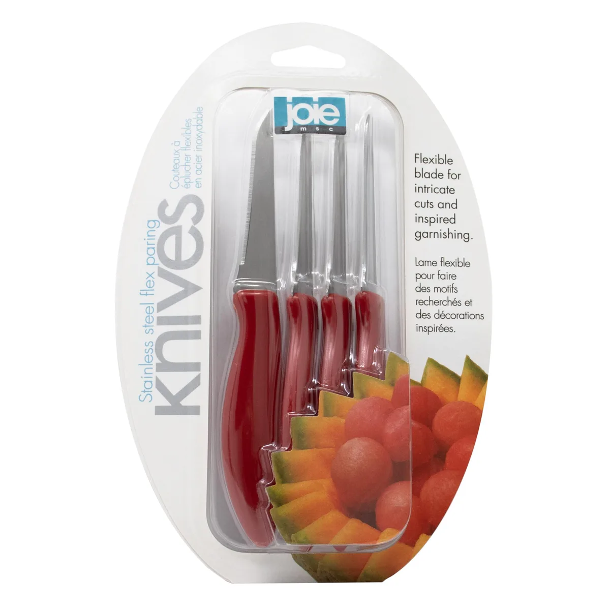  Joie 22-8 Paring Knife Set 4 Count 2.75 Inch Stainless Steel — product photo