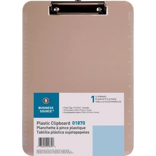 Business Source Business Source 01870BD clipboard clip smoke 6 pack — صورة المنتج