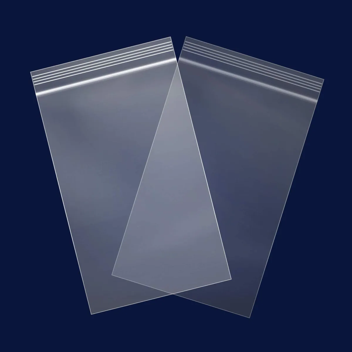  iMailer BAG-ZIP-0305-200 3" x 5" 2.0 Mil Zipper Bags 200 Count mailing supply — product photo