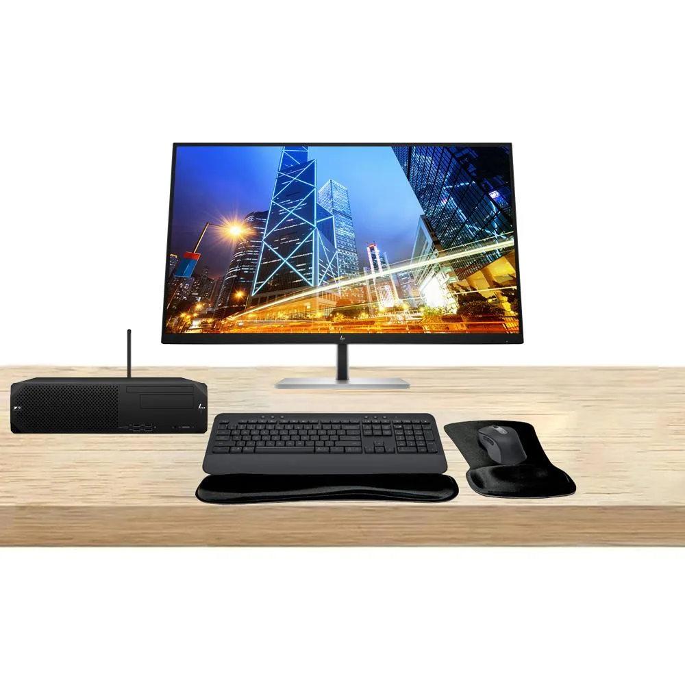 HP HP Z2 SFF G9 i7-14700 16GB 512GB Win11 Pro Dual 32" 4K MK650 T2U Plus — product photo