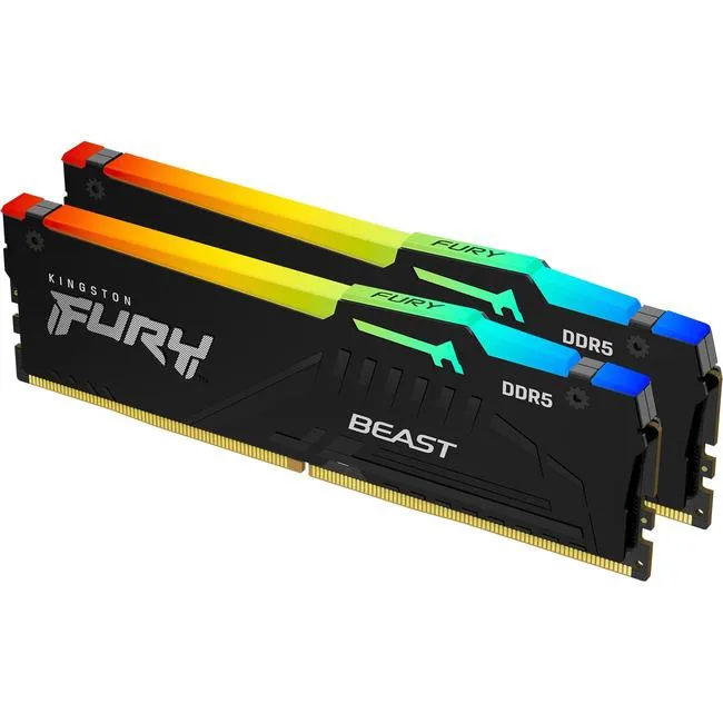 Kingston Technology Corp. Kingston Technology Corp. FURY Beast 16GB DDR5-6000 CL36 2x8GB Desktop RAM KF560C36BBEAK2-16 — product photo