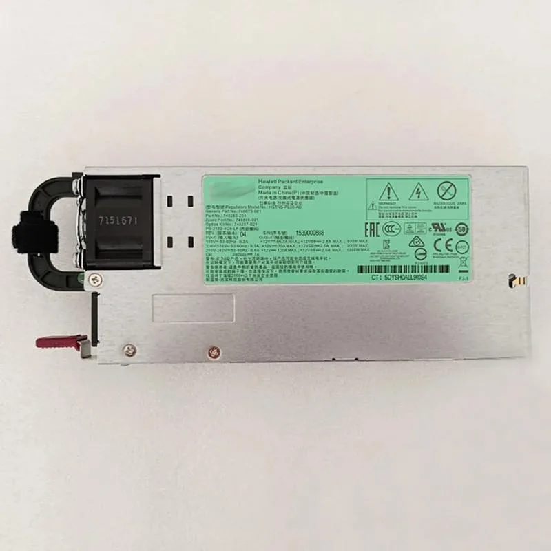 KHACHIMO KHACHIMO DL580 G9 Power Supply HSTNS-PL30-AD 748283-201 748287-B21 748896-001 1200W — product photo