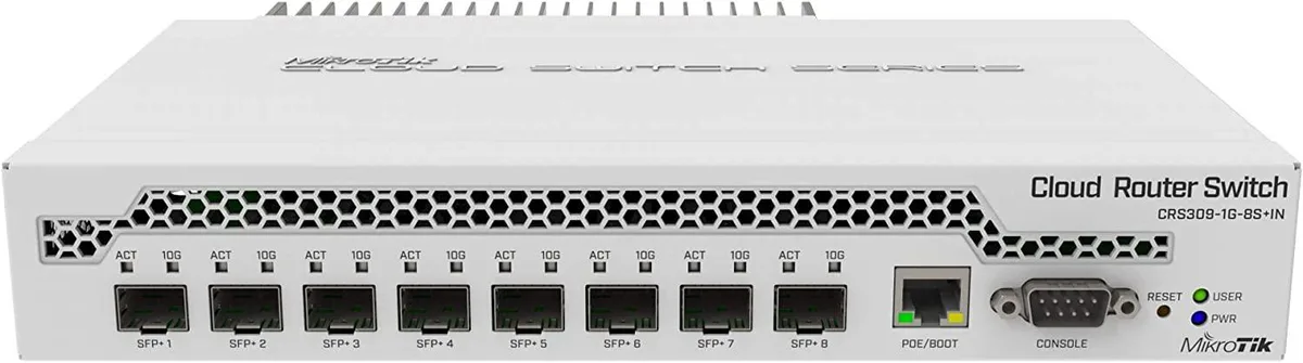 Mikrotik Mikrotik CRS309-1G-8S+IN 9-port network switch — product photo