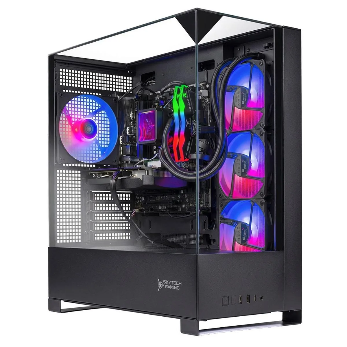 Skytech Skytech ST-SHADOW5-3005-B-AL gaming PC Intel Core Ultra 7 270K RTX 5070 12GB 32GB DDR5 5600 1TB NVMe — product photo