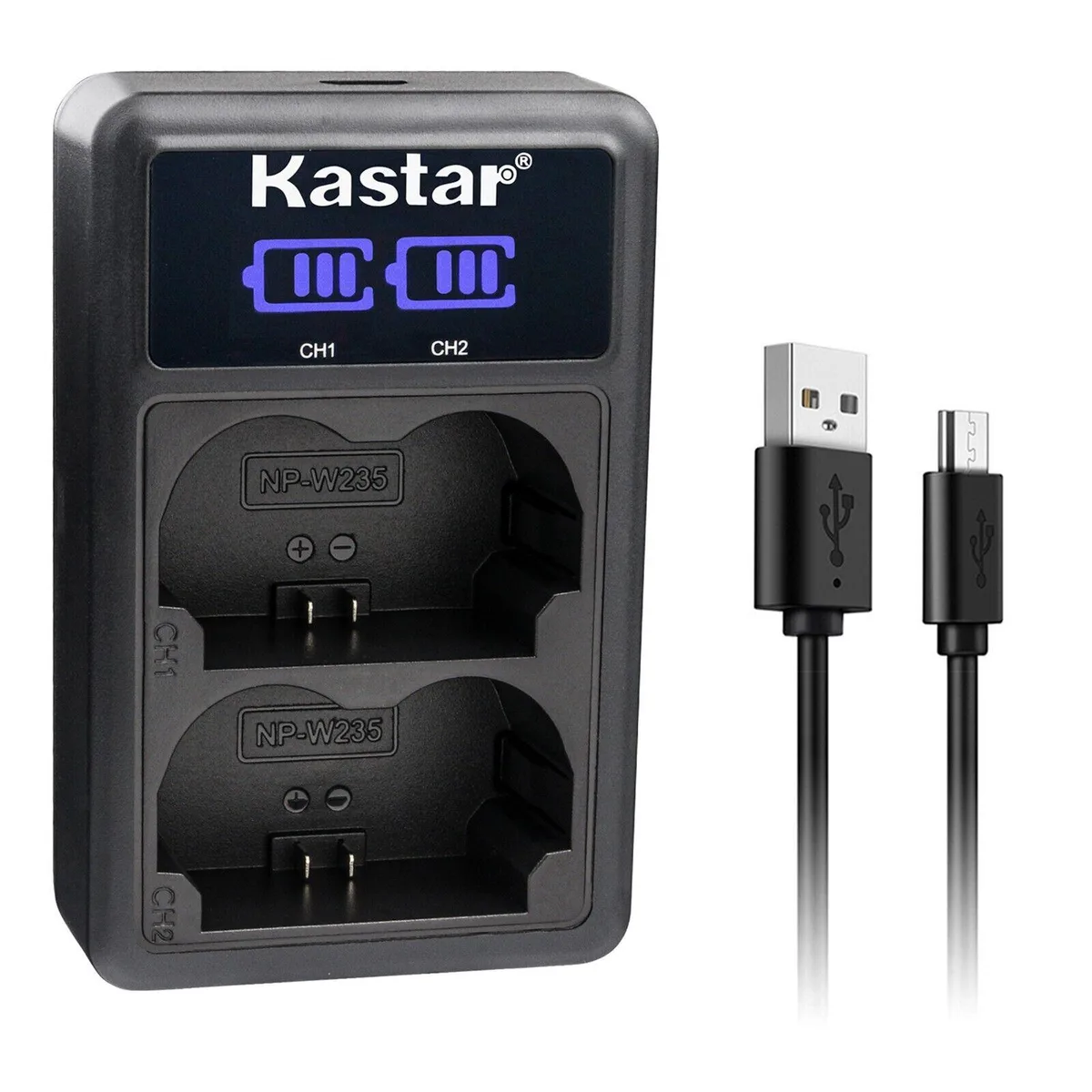 Kastar Kastar NP-W235 LED2 USB Dual Charger — product photo