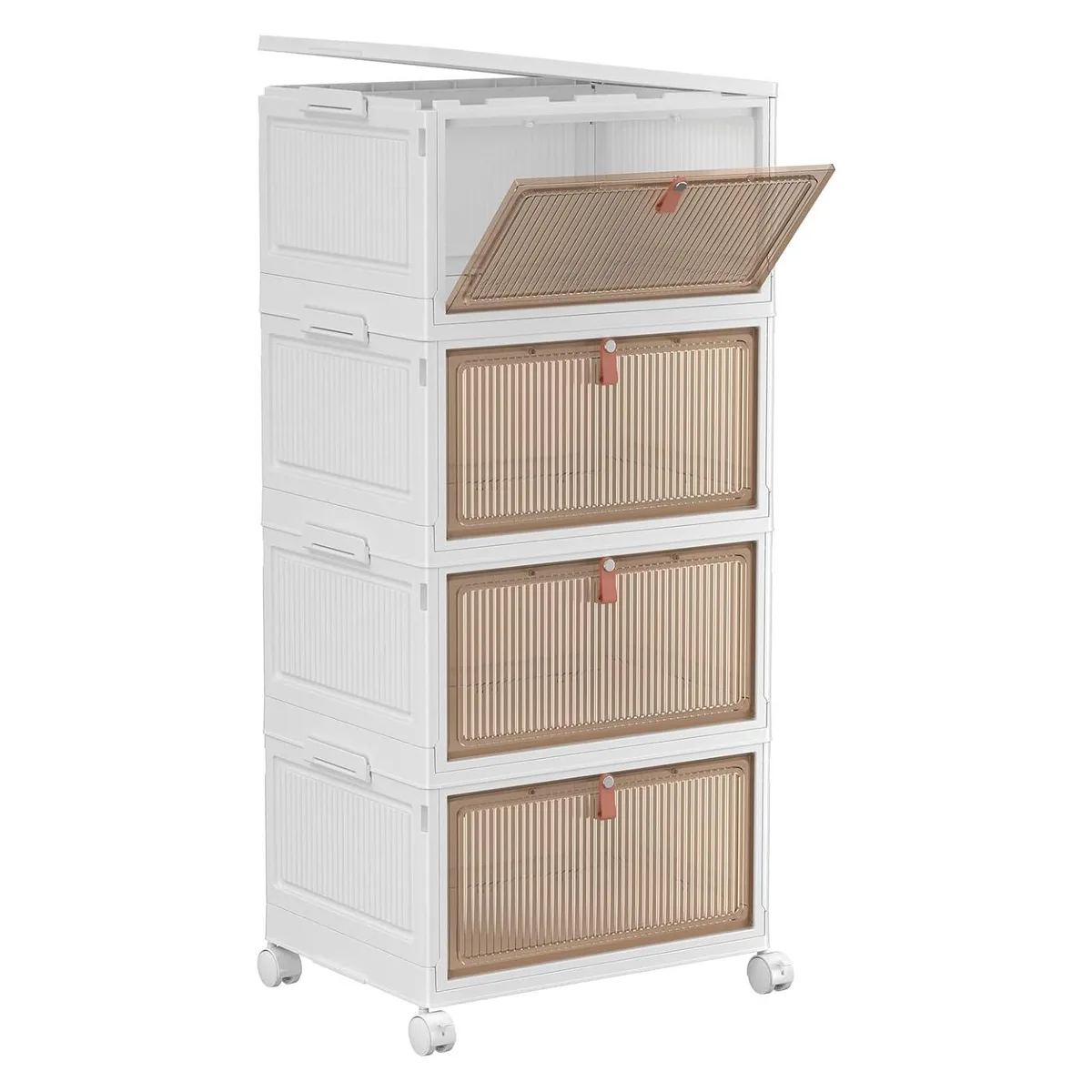  Samsill 1131 4 Tier Storage 28QT Black 15.35x11x32.87in — product photo